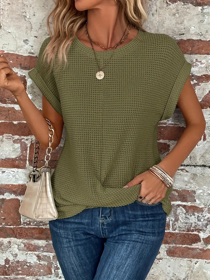 Sophie | Elegant t-shirt med rund halsringning
