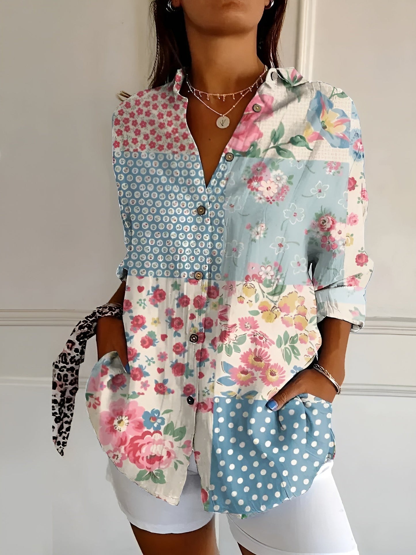 Maia | Blommig somrig blus