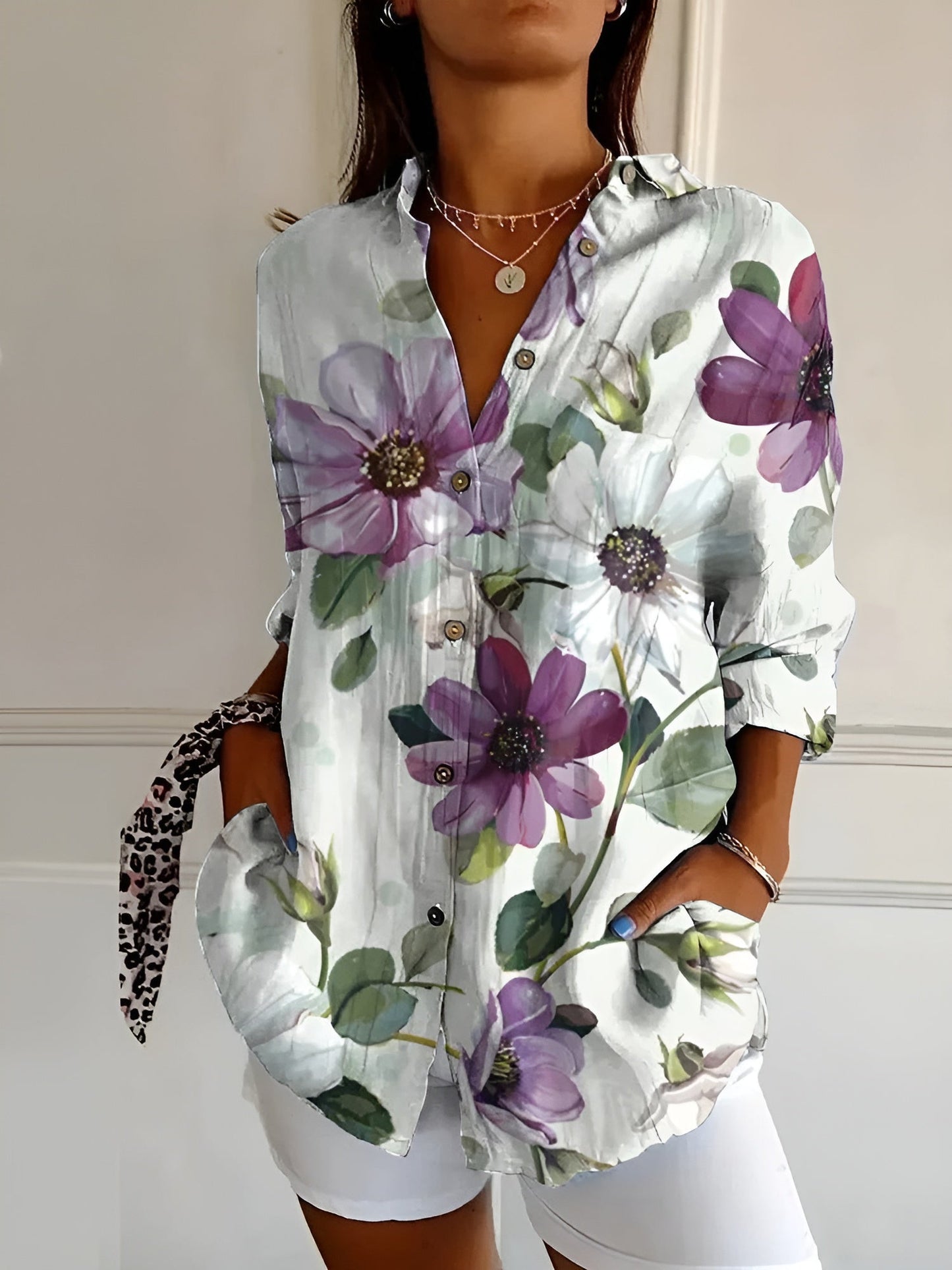 Maia | Blommig somrig blus