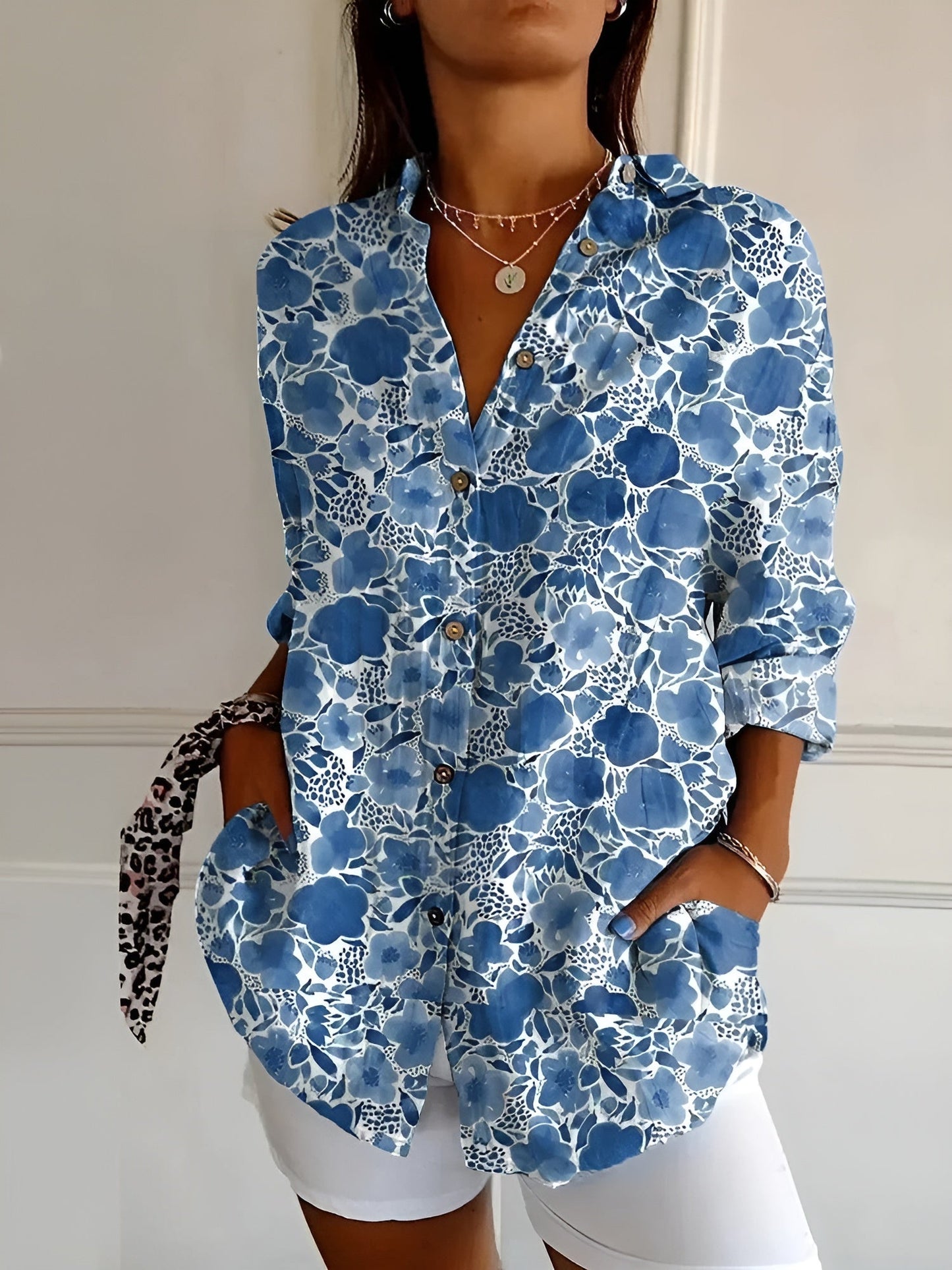 Maia | Blommig somrig blus