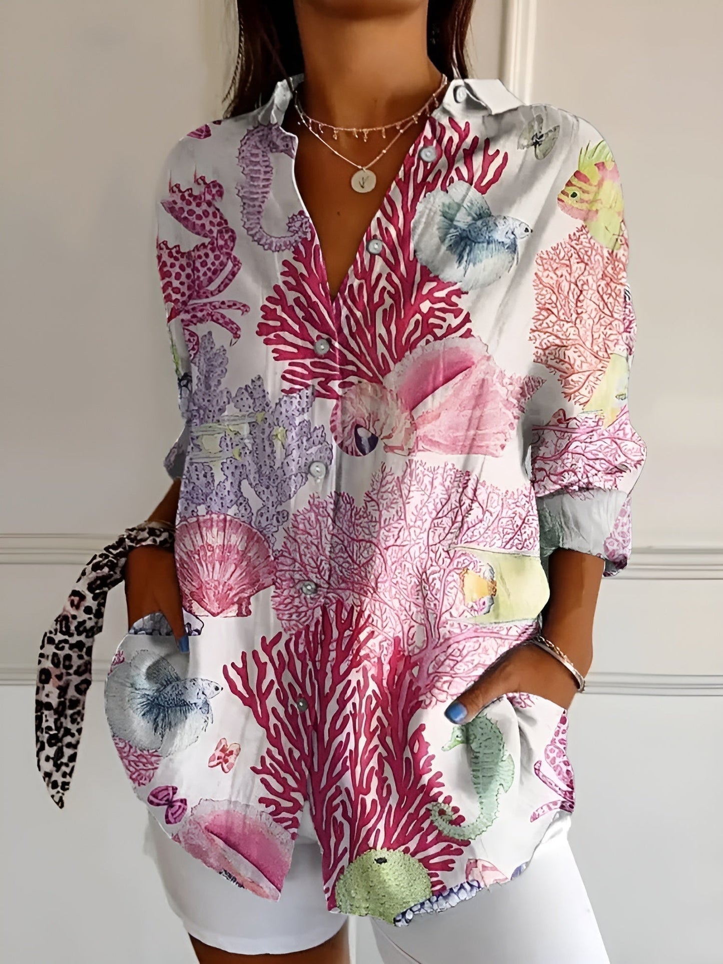 Maia | Blommig somrig blus